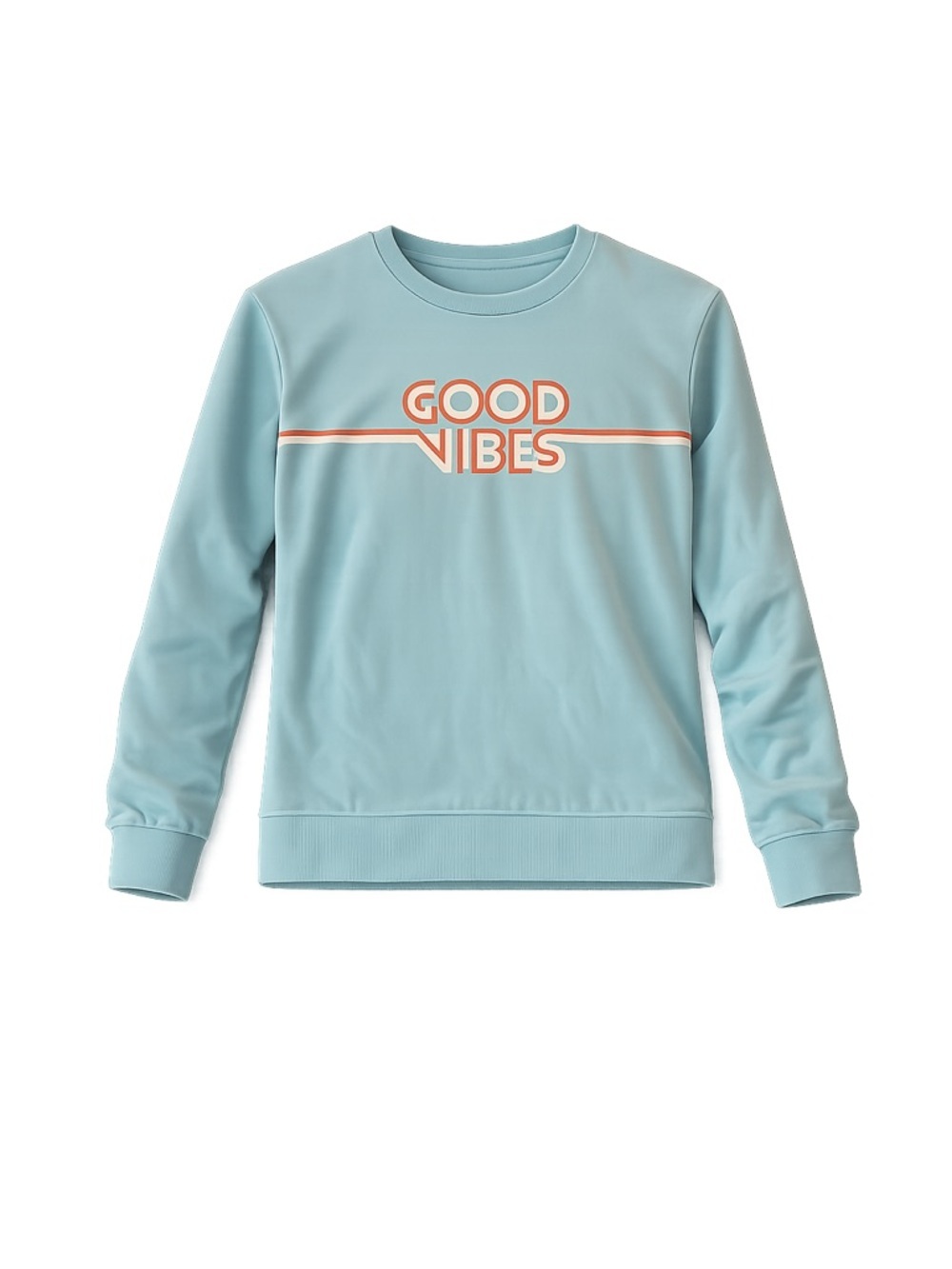Blue 'Good Vibes' Sweatshirt
174